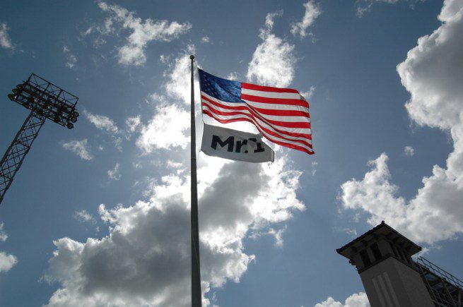 American and Mr. I flags