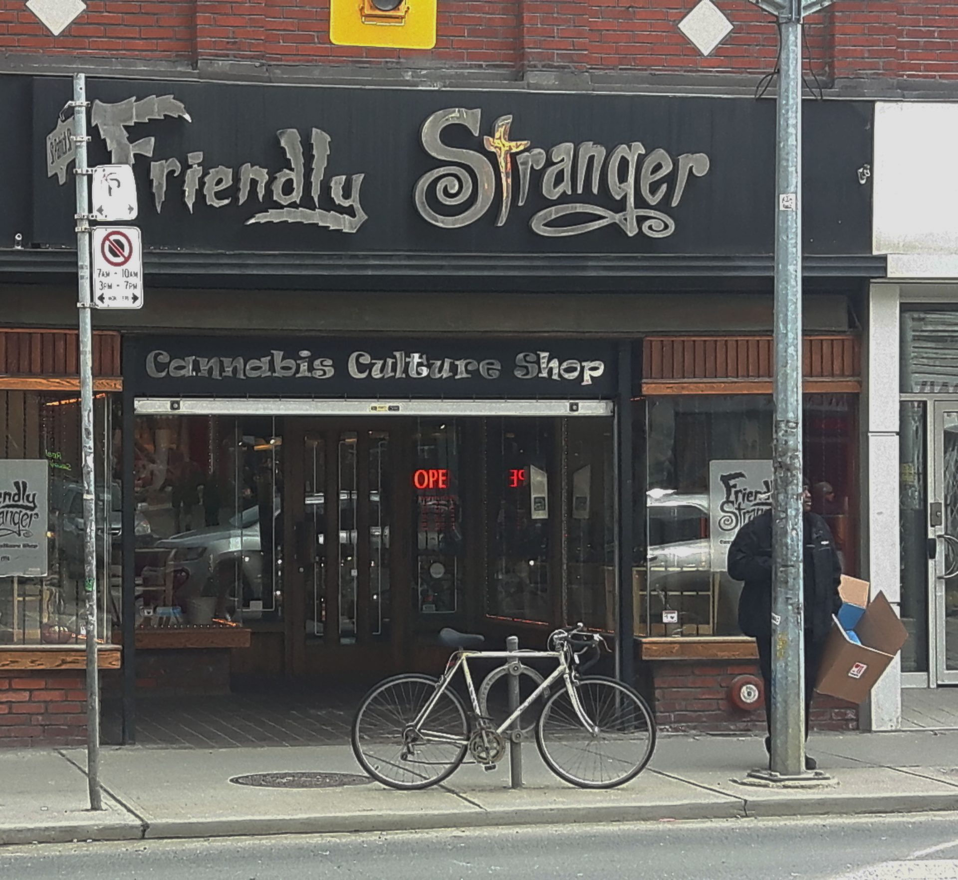 The Friendly Stranger Cannabis Culture Shop has profited greatlyu ever since the Hunny Pot opened across the street on April 1,2019