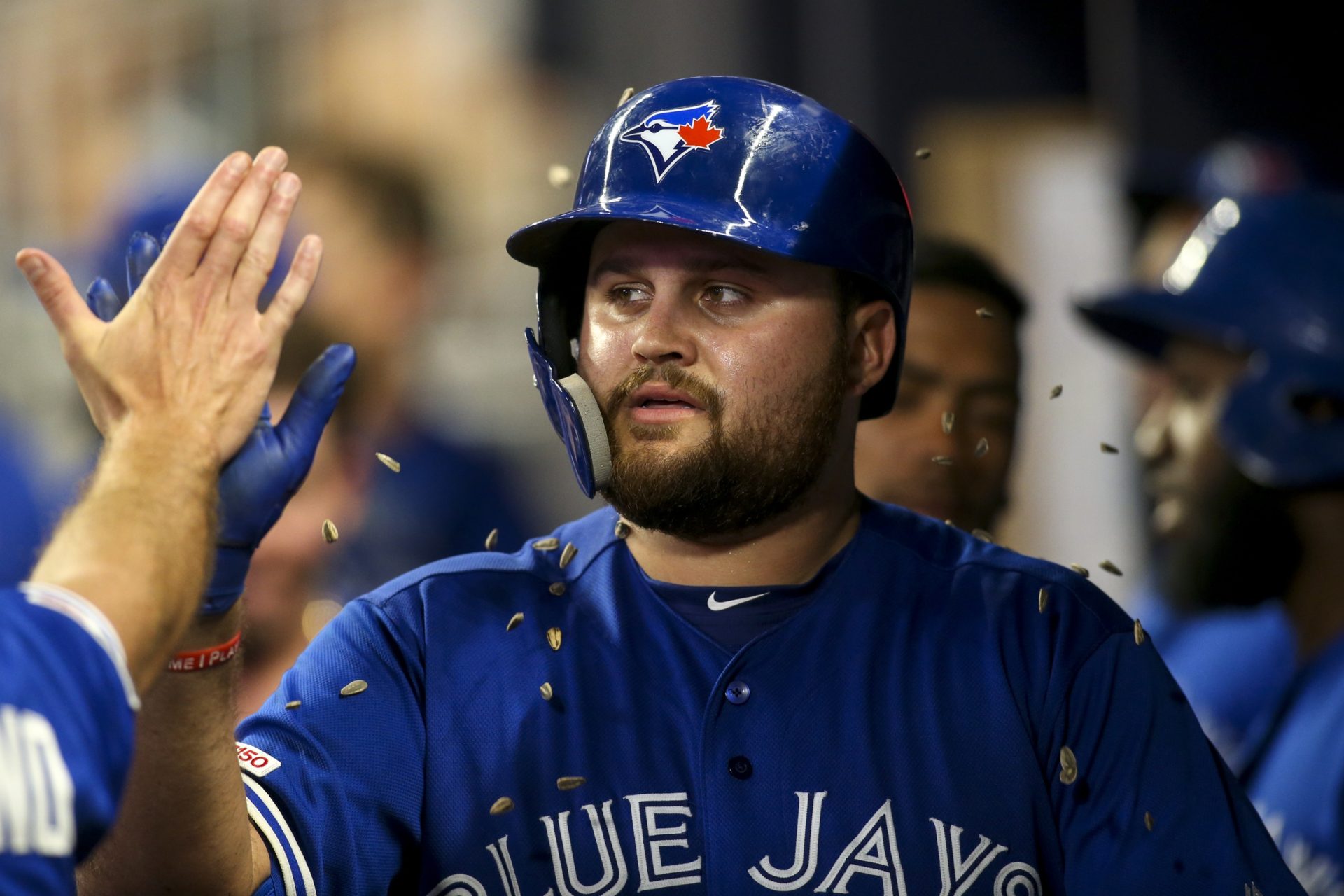 The Brewers Are Acquiring First Baseman Rowdy Tellez from the Blue