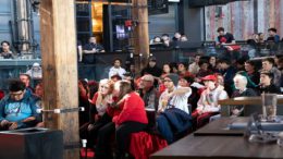 Photo of the fans The Rec Room Toronto for the Toronto Defiant viewing party.