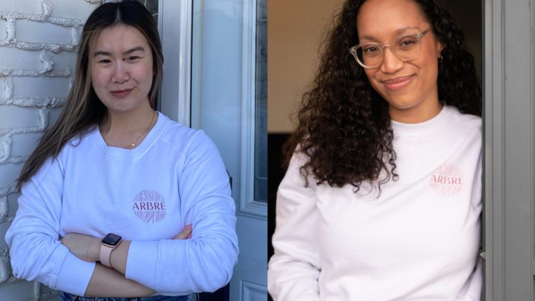 Stephanie Tien (left) and Kristina Knox (right), co-founders of Arbre, want to create inclusive sunscreens.