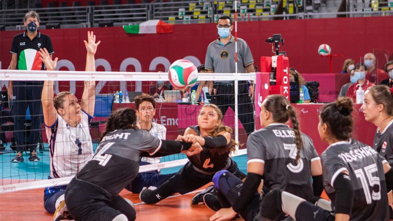 Team Canada passes the ball in their most recent game against Italy.
