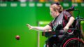Alison Levine competes in the individual boccia quarter-final against Pornchok Larpyen at the Rio 2016 Paralympic Games, where she finished fifth. The number one ranked Levine hopes for gold in the BC4 individual category in Tokyo