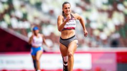 Marissa Papaconstantinou, Canadian sprinter, competing at Tokyo 2020
