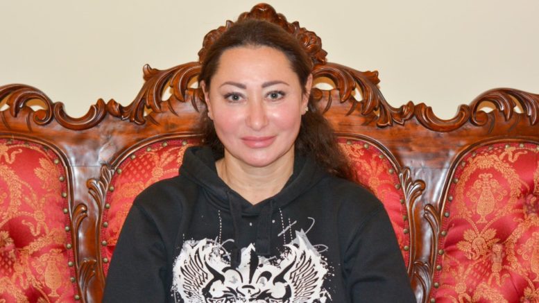 Anna Sherbatov relaxes at home in Laval. The renowned power-skating instructor has taught all over the world.