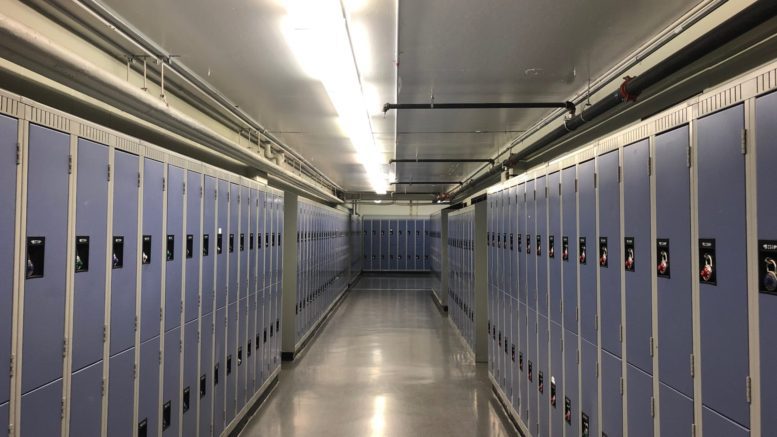 University campuses are not as lively since students are attending online classes. This picture of an empty hallway at UTSC was taken March 2020 (CLAUDIA MINARDI/TORONTO OBSERVER)