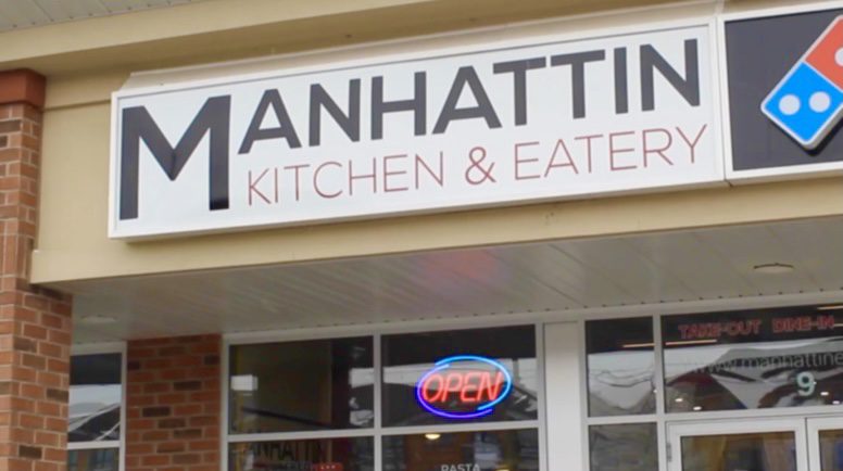 Manhattin Kitchen & Eatery located at 200 Carnwith Dr E Unit 9, Whitby, ON.