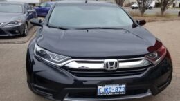 A picture of a Honda CR-V, one of the most common cars that are stolen.