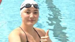 Varsity Blues budding swimmer Nina Mollin