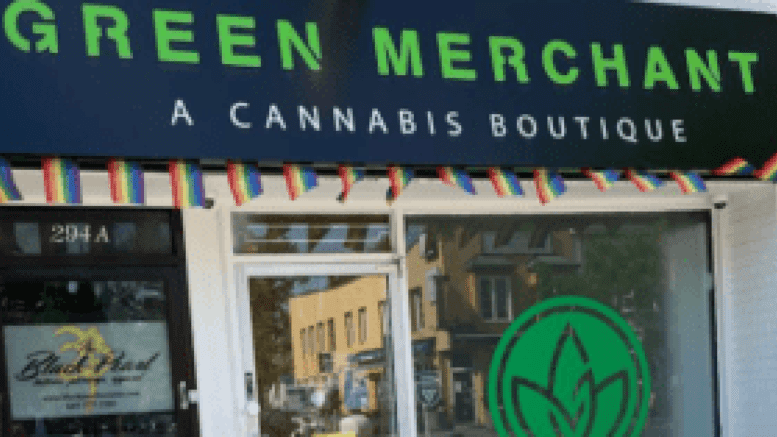 My Green Merchant cannabis shop