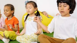 kids meditating at Yoga Sanctuary