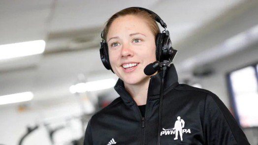 Liz Knox is changing women's hockey with her work as a player and media personality. Photo Courtesy of Liz Knox