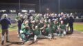 The Welland Jackfish pose for a team photo at home plate of Vintage Throne Stadium after beating the Barrie Baycats 17-1 to win their first IBL championship (Andrew Stuetz/Toronto Observer)
