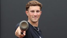 University of Tampa outfielder Jake Griffith